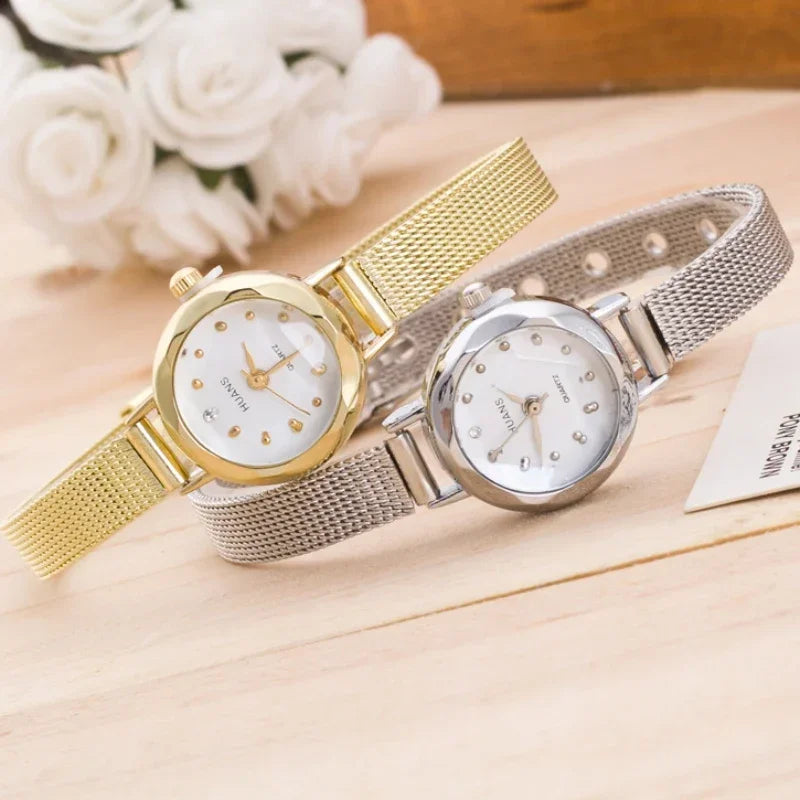 New Luxury Women Watches Casual Quartz Wristwatches Bracelet Watch Stainless Steel