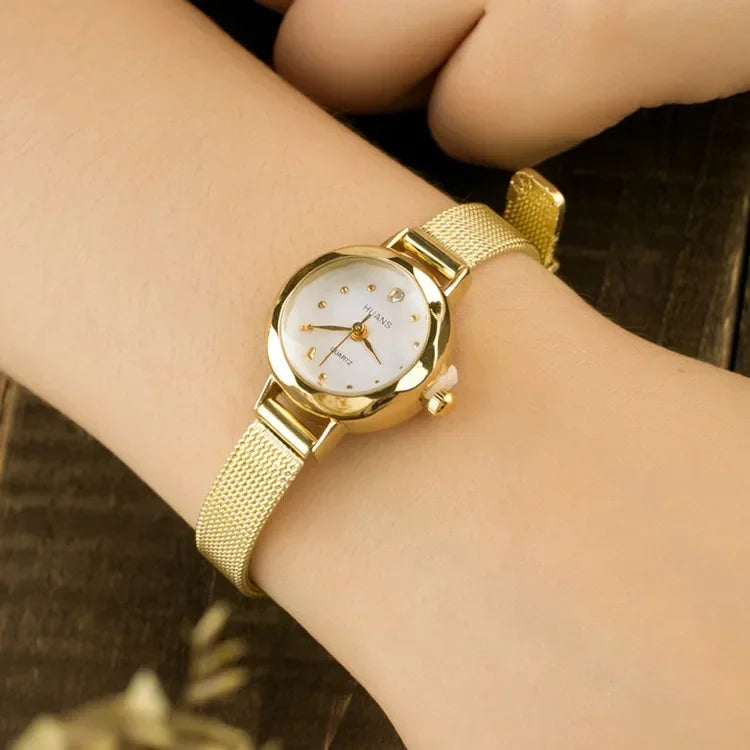 New Luxury Women Watches Casual Quartz Wristwatches Bracelet Watch Stainless Steel