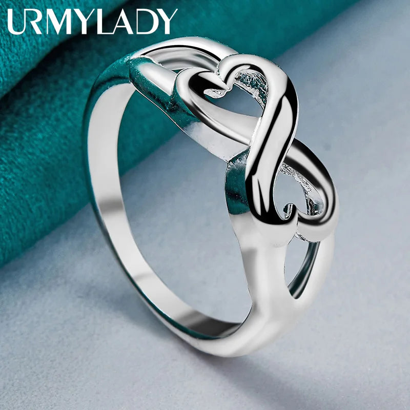 Premium Imported 925 Sterling Silver Jewelry Set — Ring, Necklace & Earrings