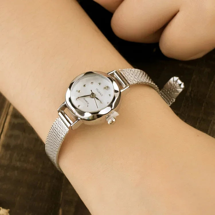New Luxury Women Watches Casual Quartz Wristwatches Bracelet Watch Stainless Steel